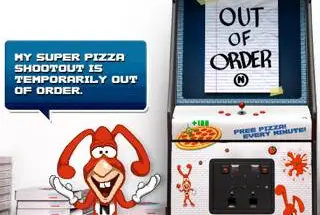 Maybe you'll have better luck getting to play the Noid's Facebook game?